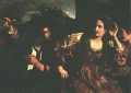 Semiramis recibe noticias de la revuelta de Babilonia Guercino barroco